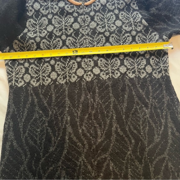 Kauni Design Wool Jacket Sweater Long Felted Butterfly Zip Danish Winter L - Picture 13 of 16